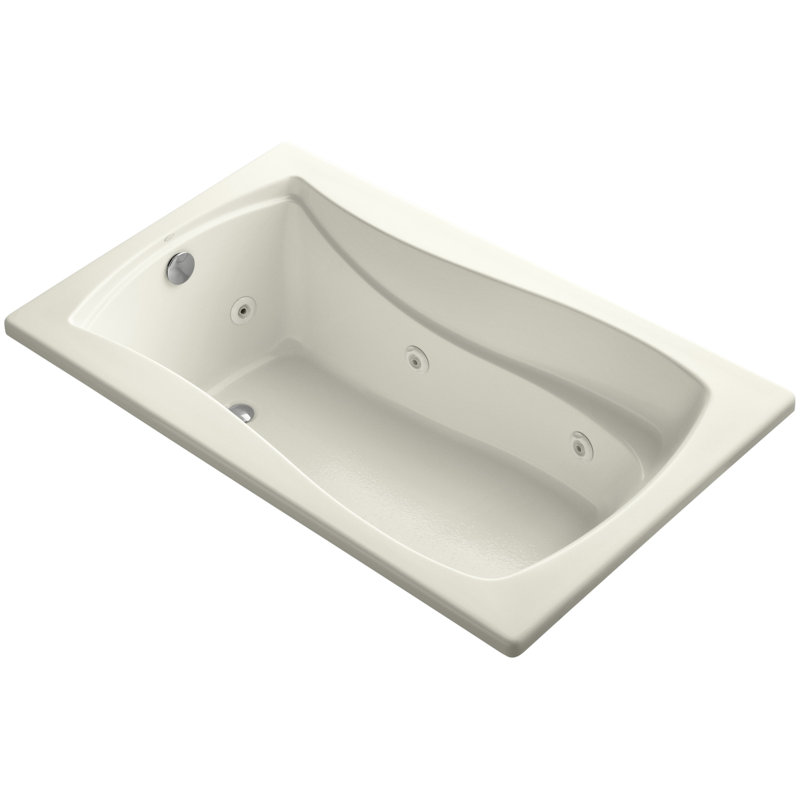 Kohler Mariposa® 60" x 36" Whirlpool Bathtub Wayfair
